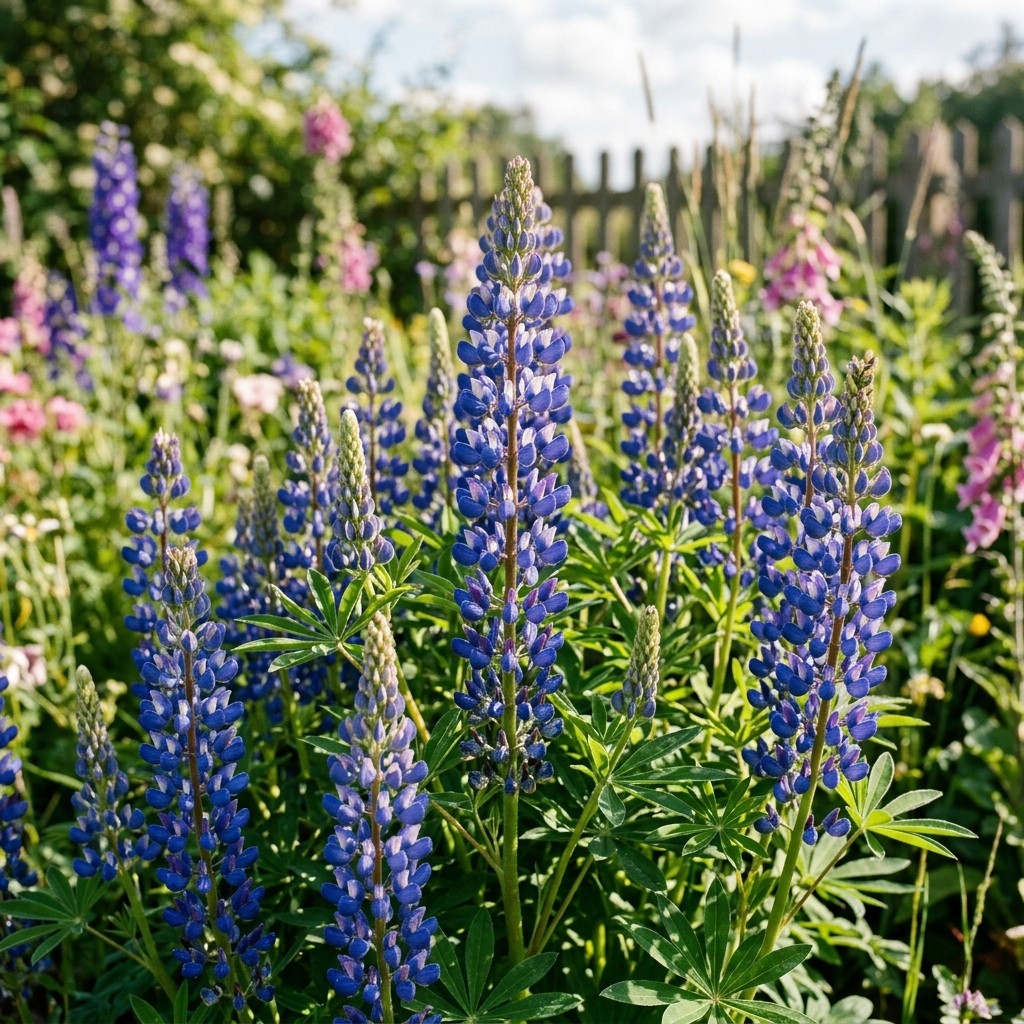 100 Blue Russell Lupine Seeds for Planting – Vibrant Heirloom Perennial