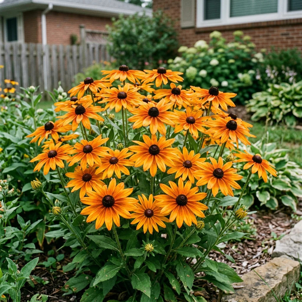 500 Orange Black-Eyed Susan Seeds for Planting – Heirloom Orange Black-Eyed