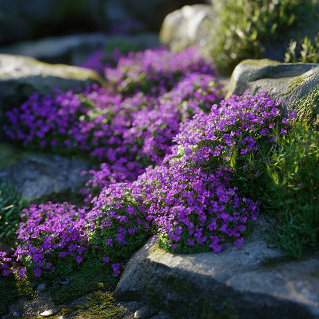 Purple Rockcress 300 Seeds | Heirloom Aubrieta deltoidea for Ground Cover