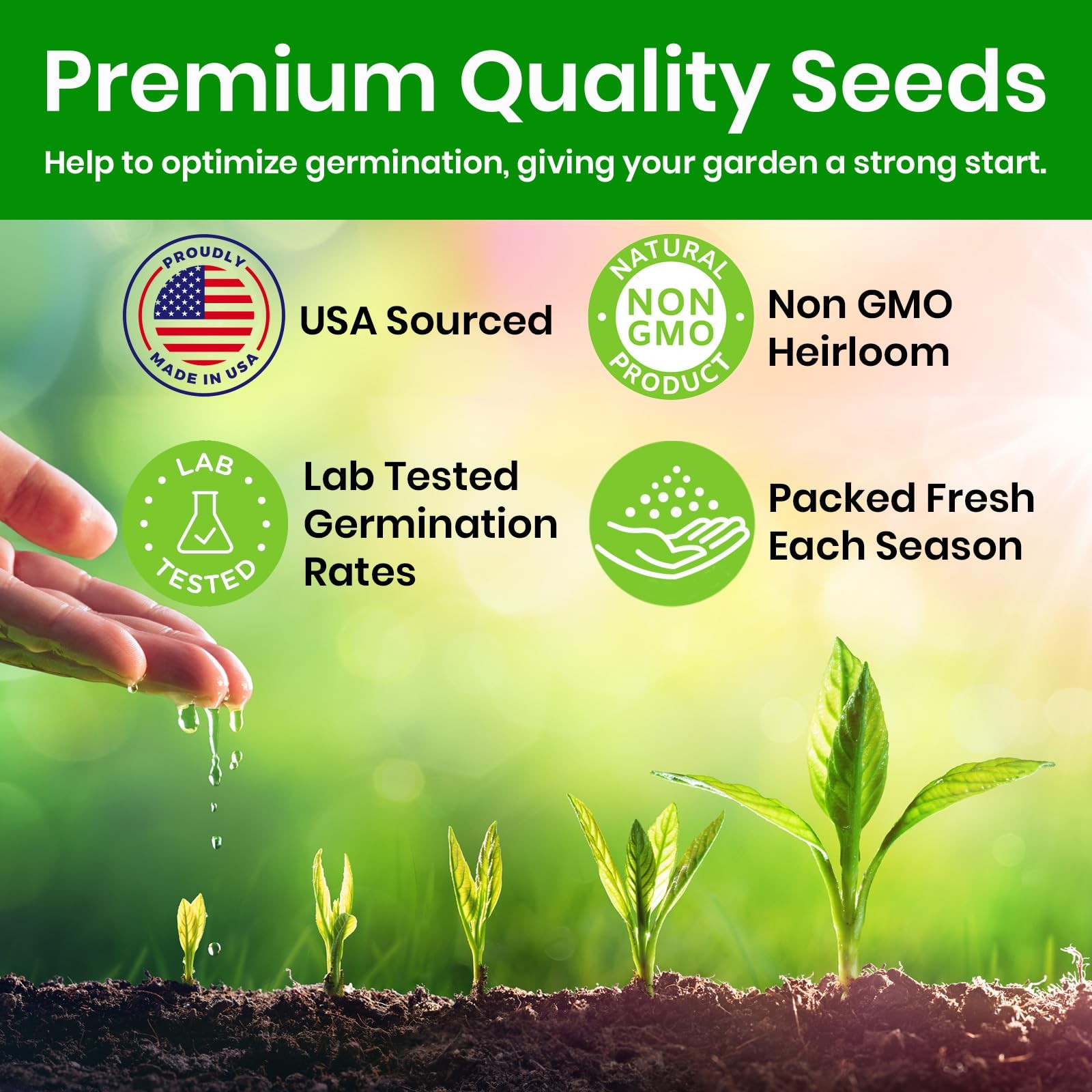 Bulk Wildflower Seeds – 340,000 Perennial & Annual Flower Seeds for Planting