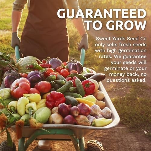 Organic Watermelon Seeds Variety Pack – 6 Non-GMO Packs for Indoor/Outdoor Plant