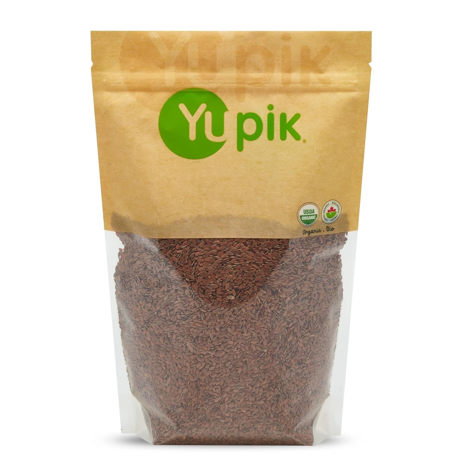 2.2 lb Organic Brown Flax Seeds – Kosher, Rich in Omega-3 for Healthy Eating