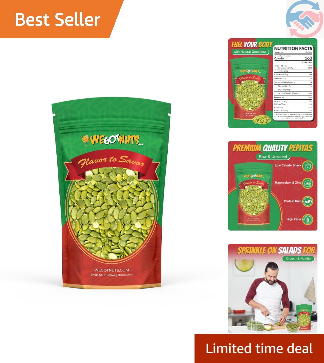 5 Pounds of Nutritious Pumpkin Seeds – Ideal Natural Snack for All Ages