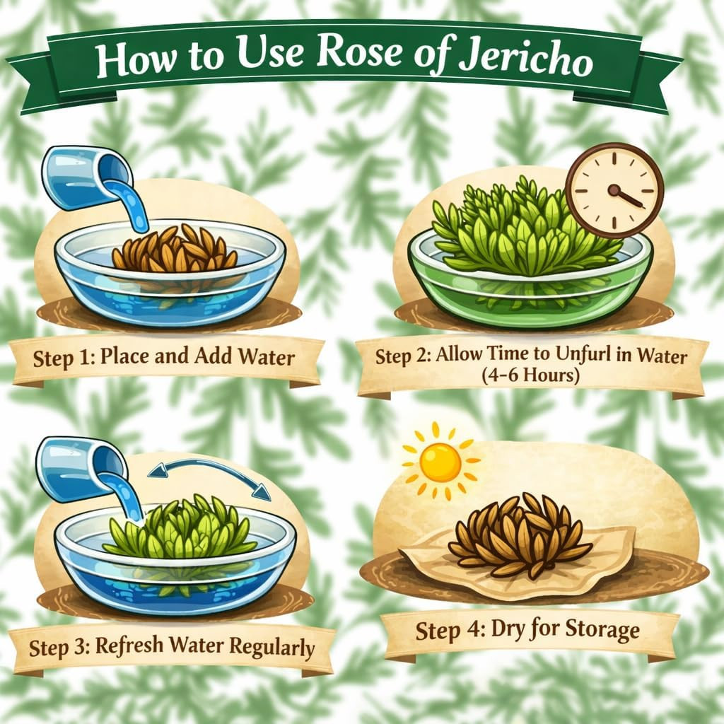 11 Pack Rose of Jericho Resurrection Plants, 1–2 Inch Rosa de Jerico Original, U