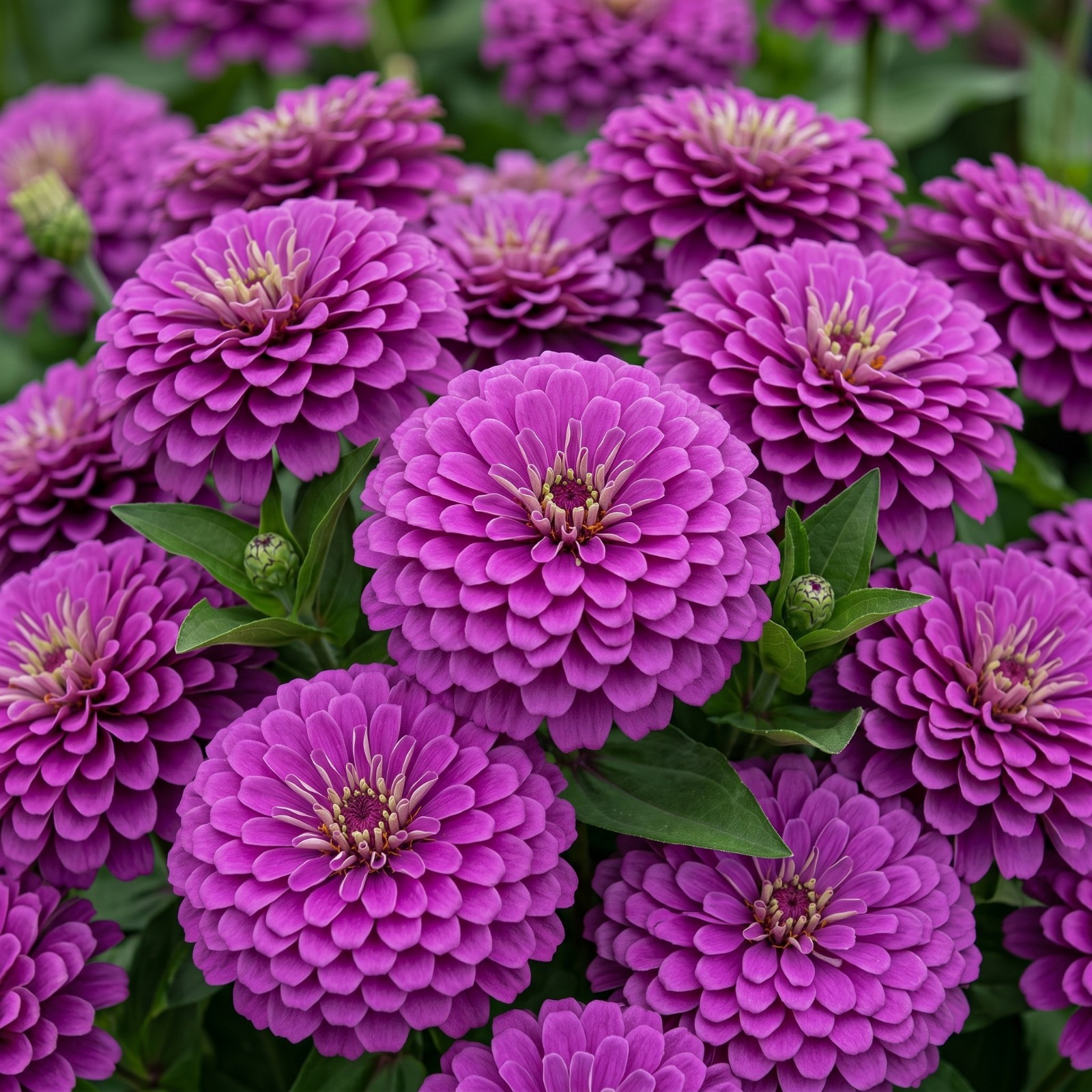 Zinnia GIGANTICA PURPLE 5″+ Florist Huge Double Blooms Tall Cut Flowers 50 Seeds