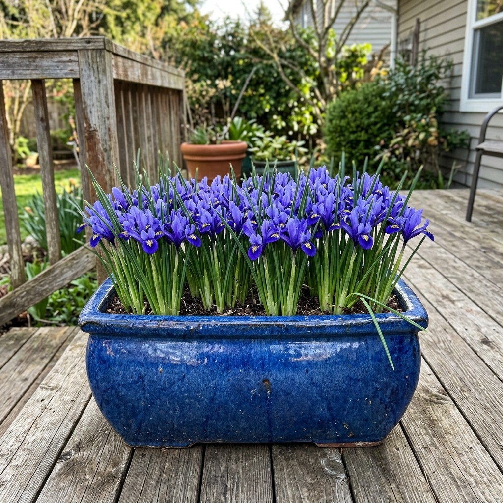 Fresh 50 Dwarf Blue Iris Seeds for Home Gardening – Beautiful Perennial