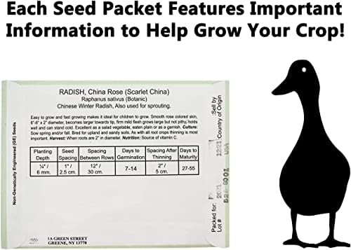 Set of 43 Assorted Vegetable & Herb Seed Packets – Over 10,000 Seeds! – Includes