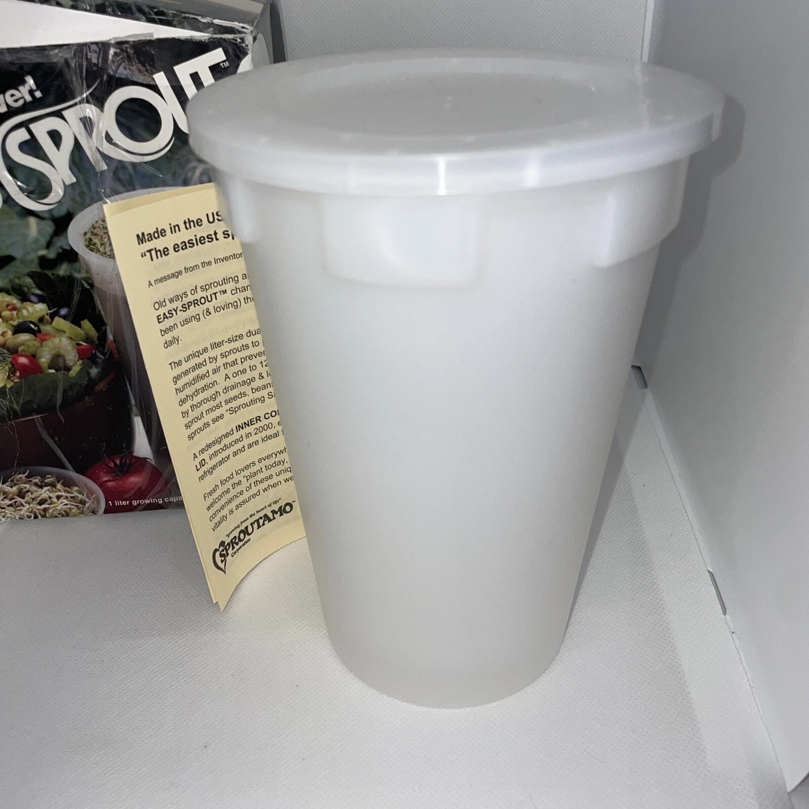 EASY SPROUT SPROUTER BY SPROUTAMO – CUP SPROUTING SYSTEM – GROW SPROUTS NEW