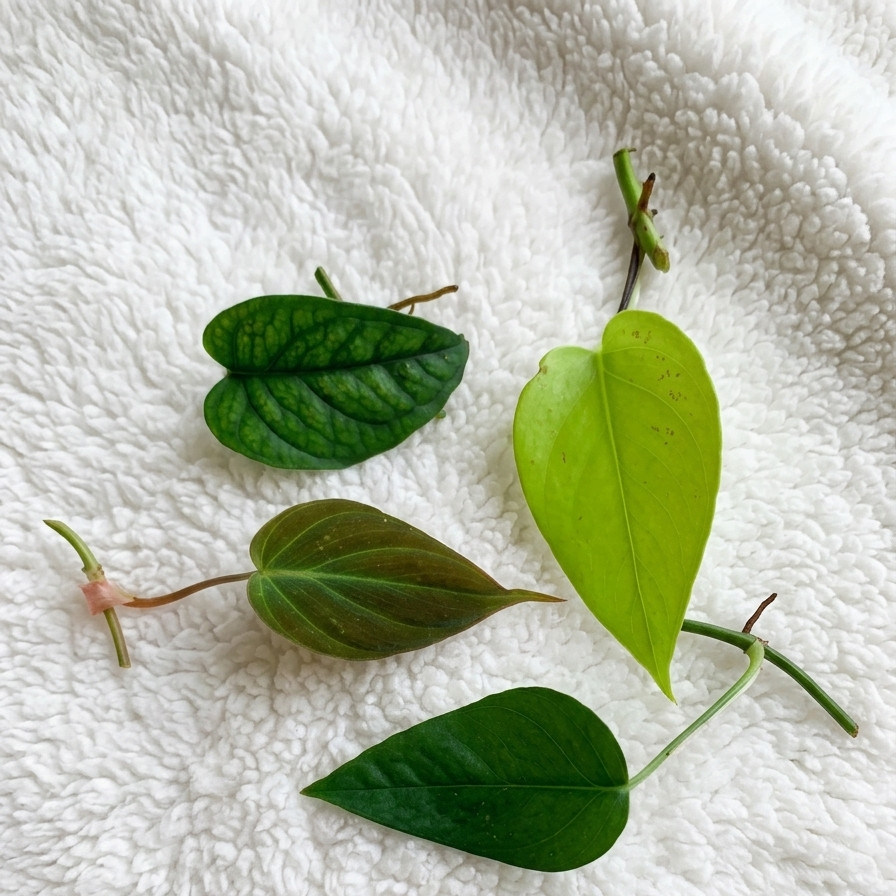 Set of 4 Rare House Plant Cuttings Lot | Easy Care Low Light Indoor Plant Bundle