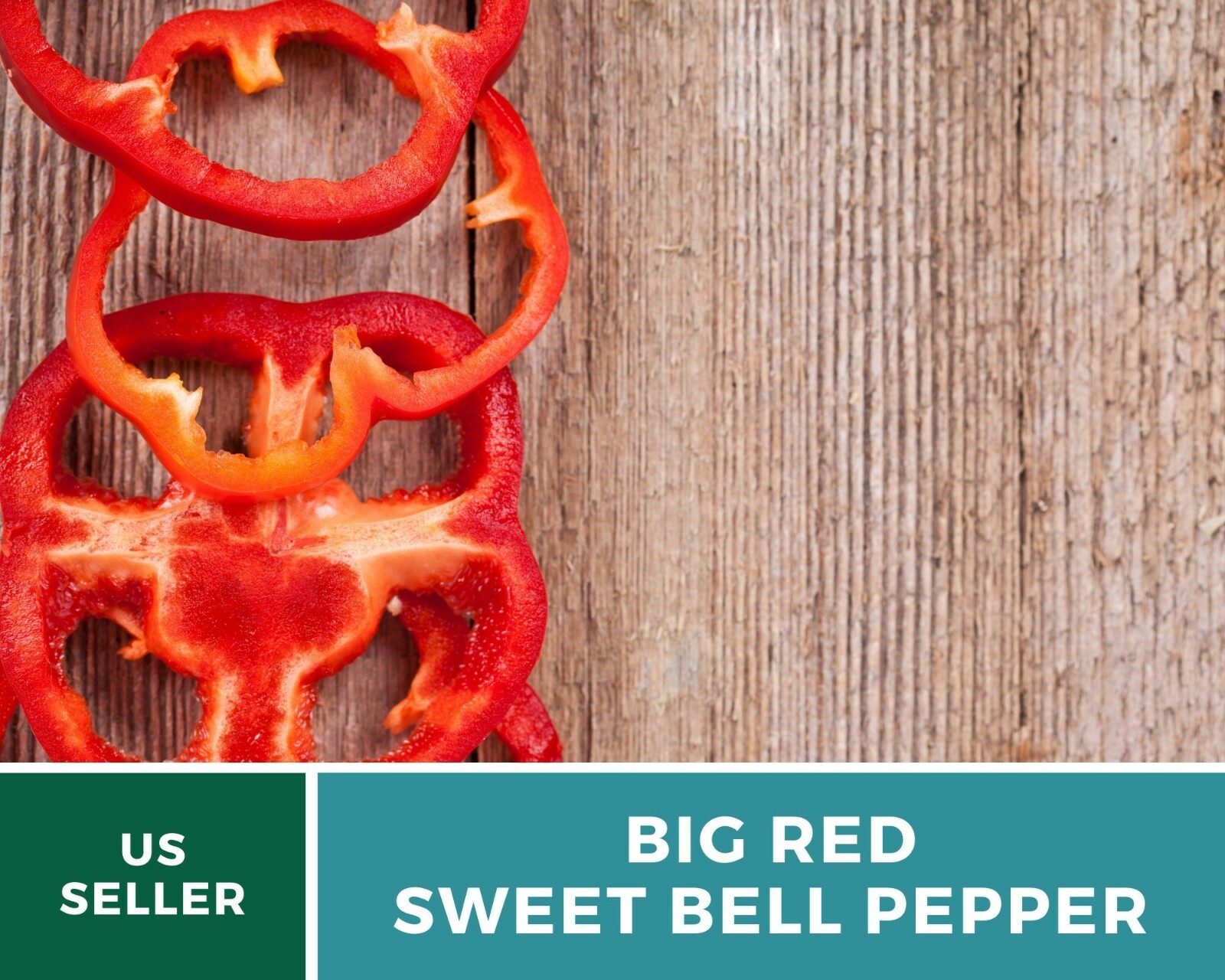 Pepper, Big Red Sweet Bell – 30 Seeds – Easy to Grow – Heirloom – GMO Free (Caps