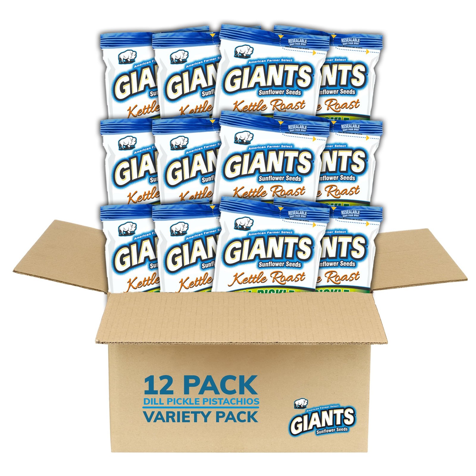 GIANTS Dill Pickle Sunflower Seeds – Sunflower Seeds Bulk, Big Sunflower Seed…