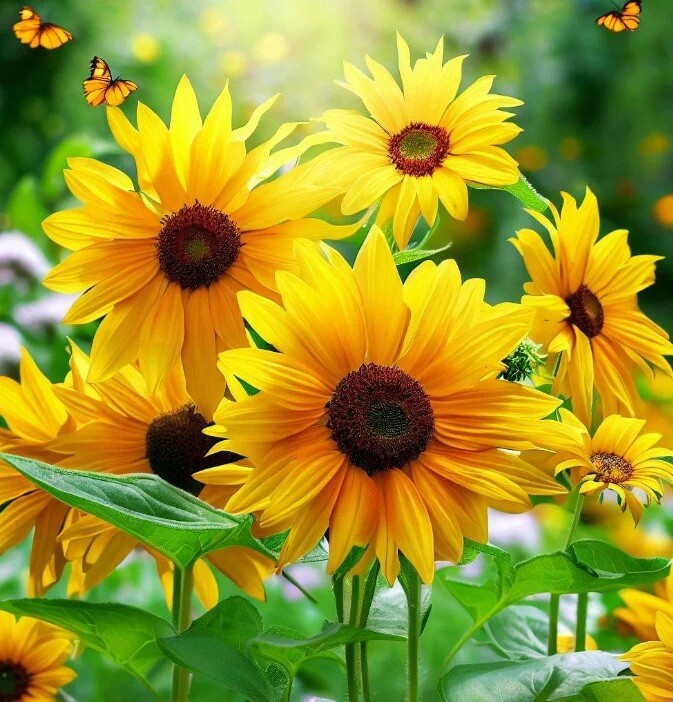 200+ Maximilian Sunflower / Yellow/perennial / Flowers/butterflies/ Non-GMO