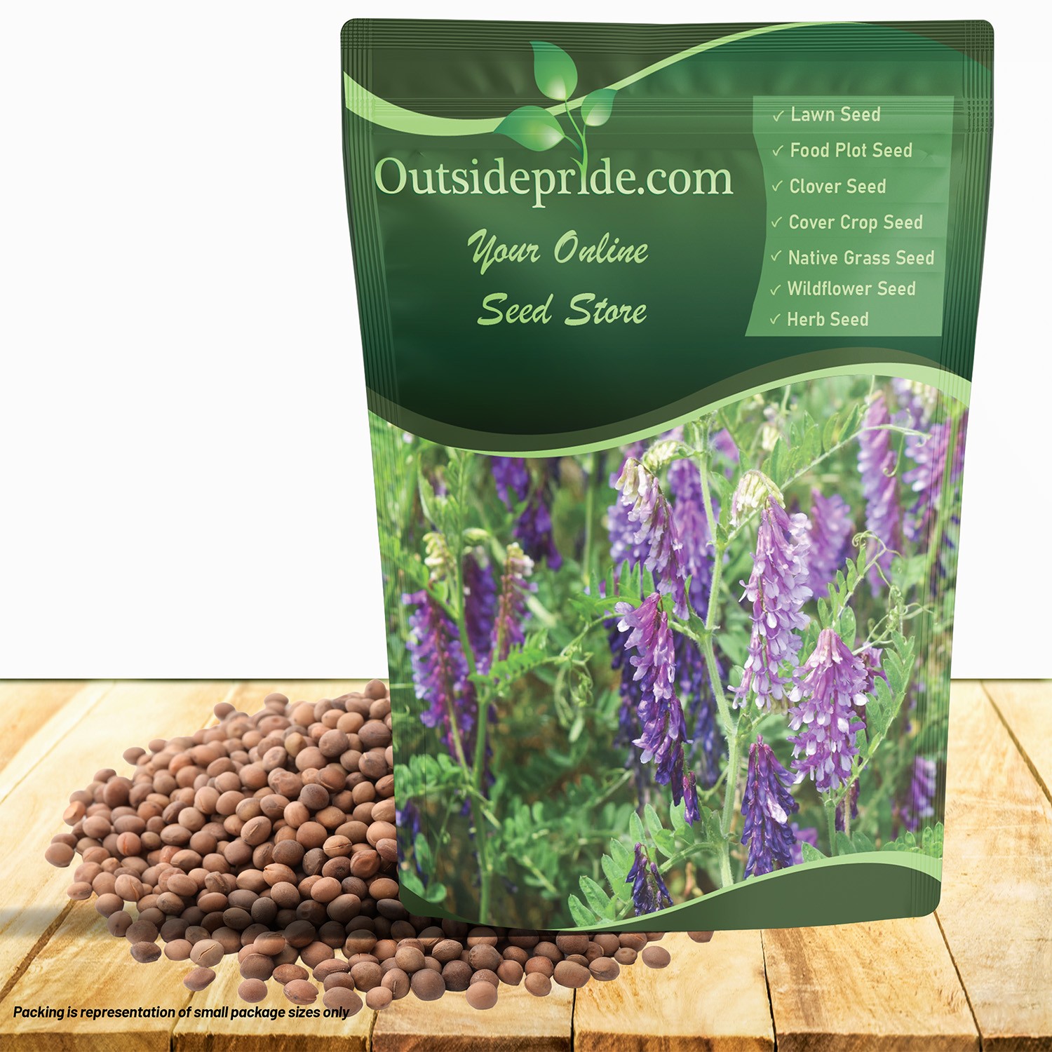 10 LBS – Inoculated Hairy Vetch Seeds – Bulk Legume & Cover Crop Seed For