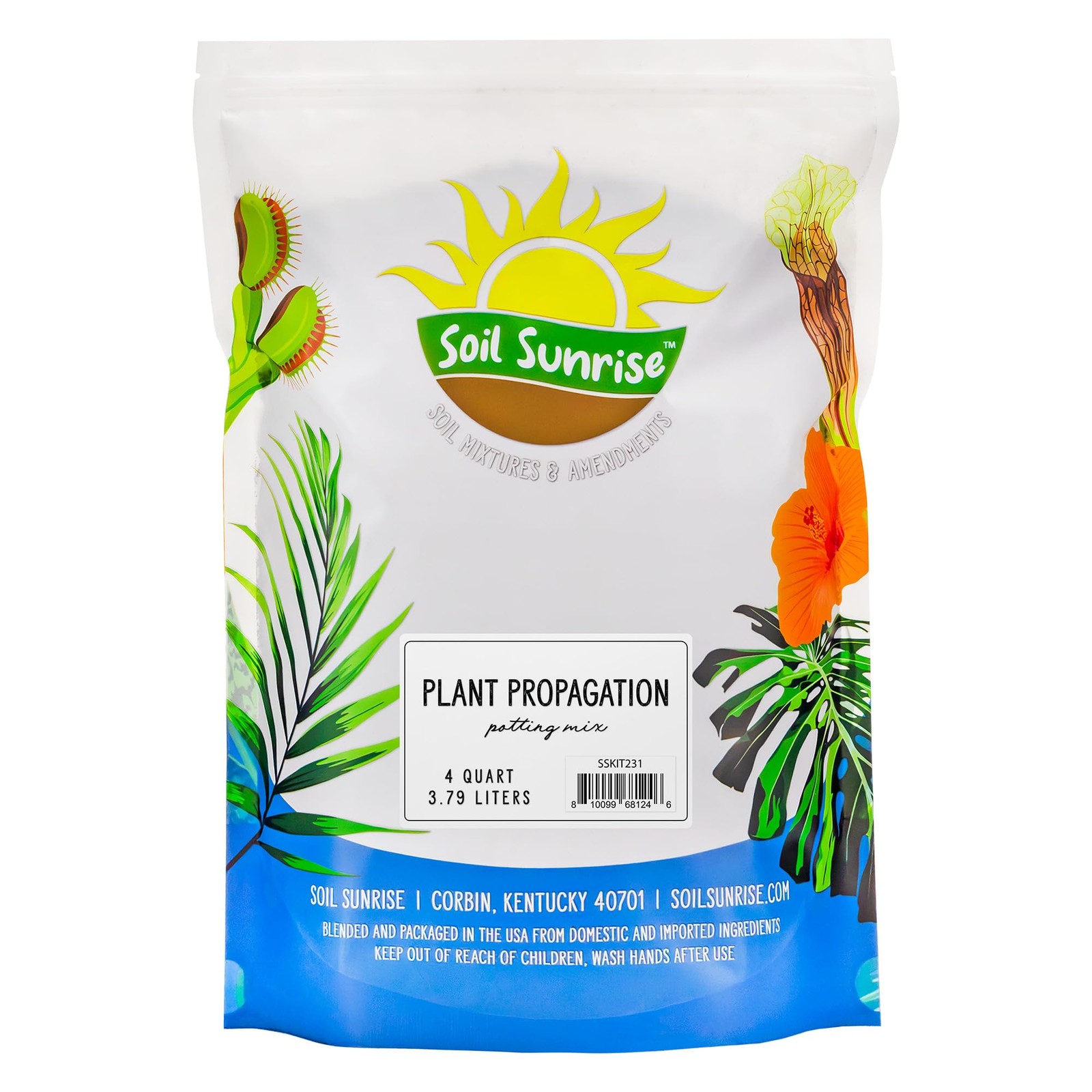 Soil Sunrise Plant Propagation Potting Mix (4 Quarts) Ideal Starter 4 Quarts