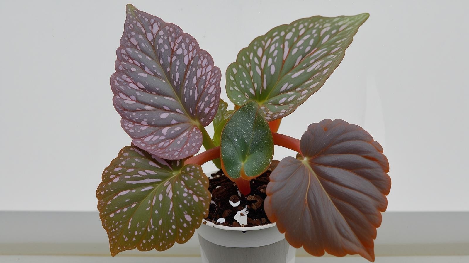 Angel Wing Begonia Benigo Pink Live Rooted Starter House Plants BUY 2 GET 1 FREE