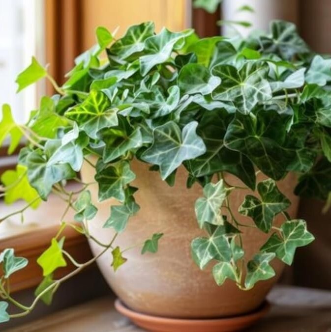 English Ivy Live Plant Indoor – 1 Pot with 2 Live Plants – 3 to 5 Inches Tall