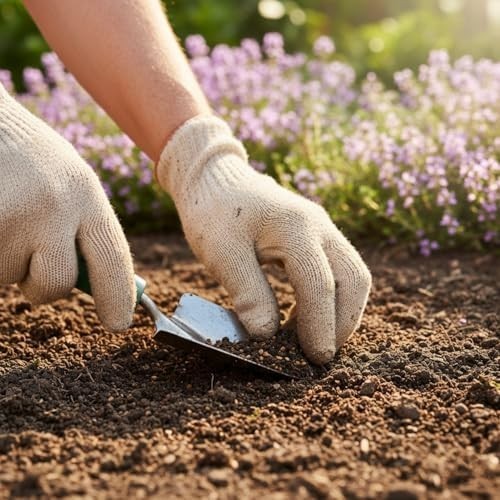 20,000+ Creeping Thyme Seeds Ground Cover, Non-GMO Perennial Flower Purple