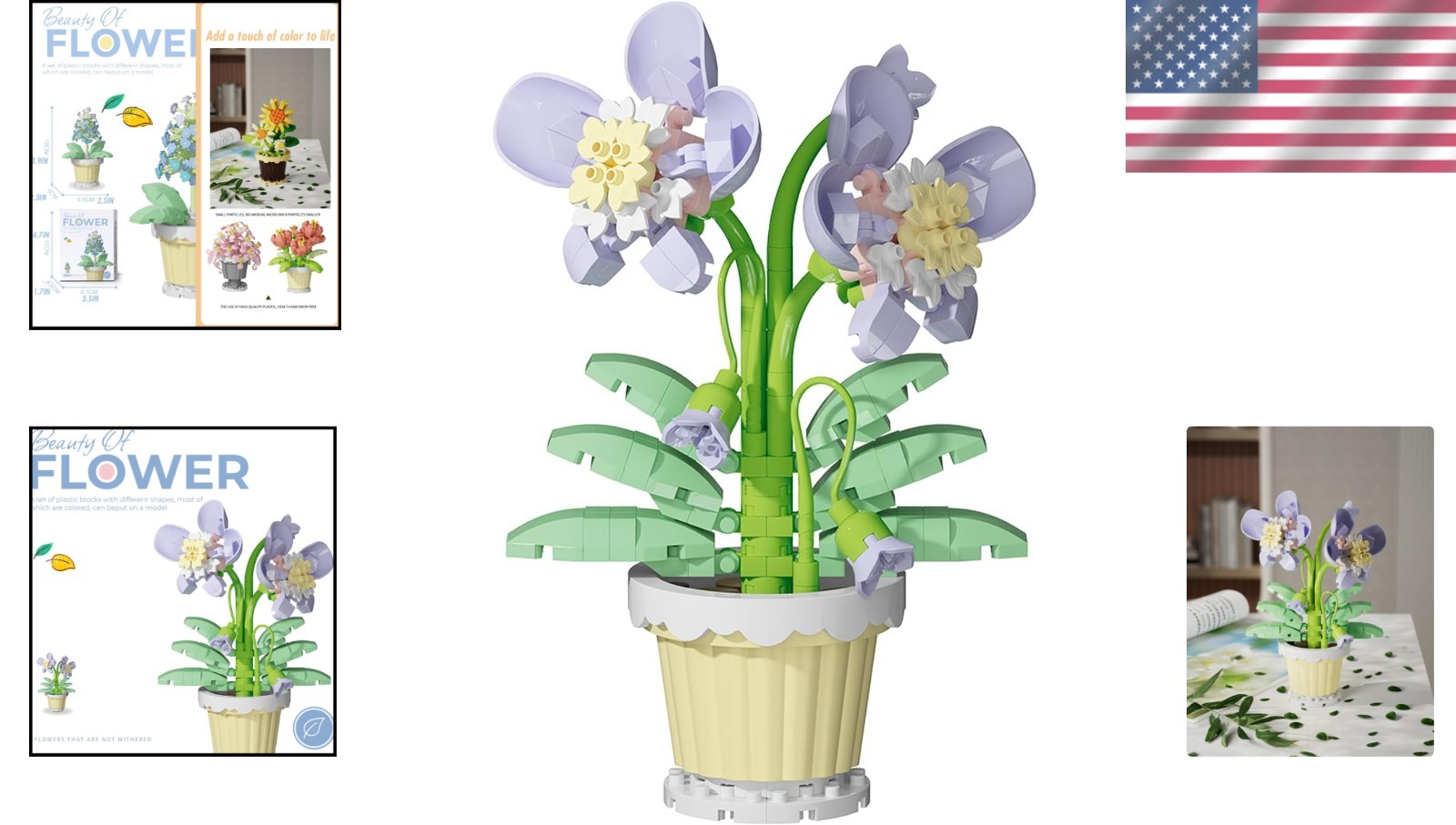 Elegant DIY Orchid Building Blocks – Transform Your Space with Nature’s Beauty