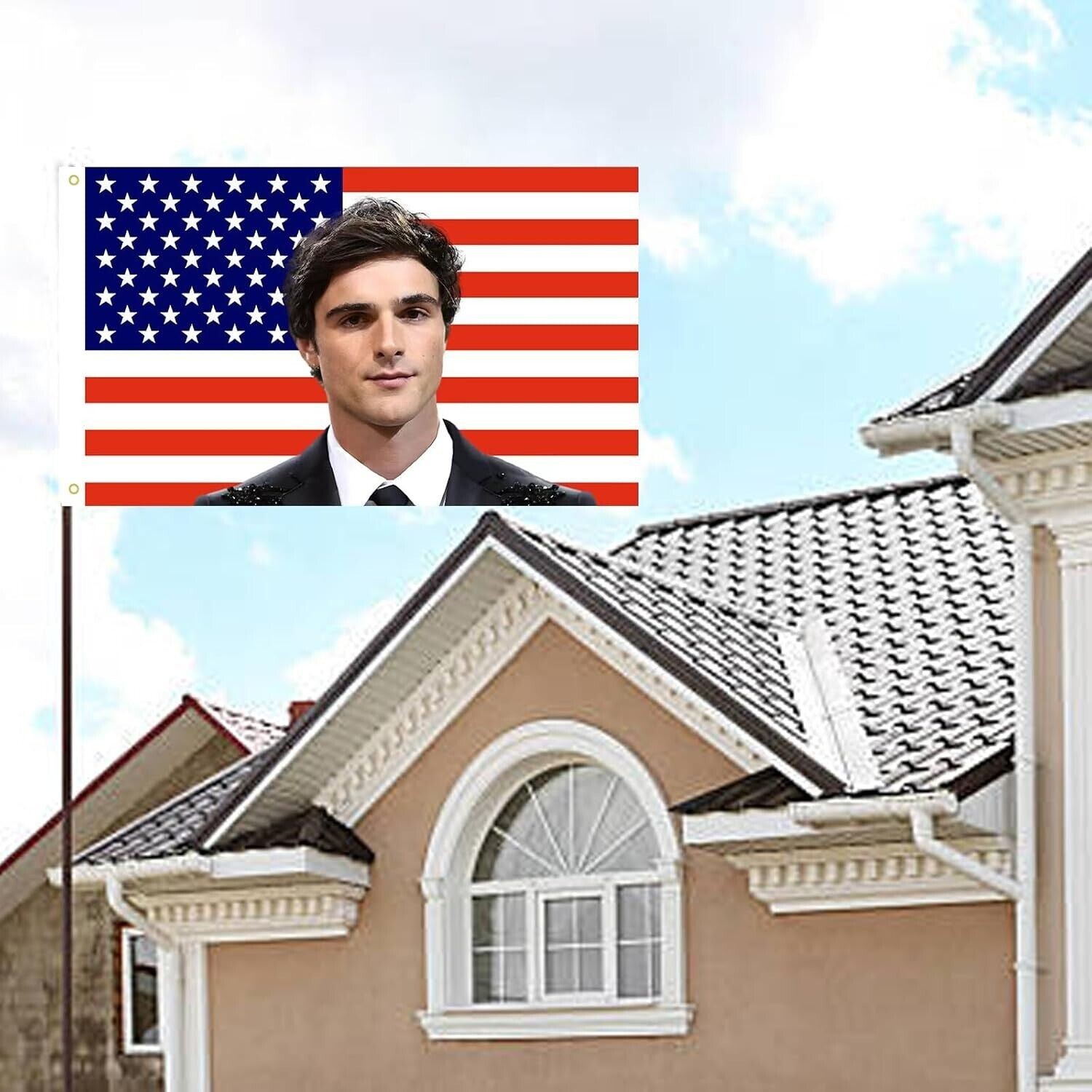 Jacob American Flag 3×5 Ft Outdoor Indoor Elordy USA Flag Tapestry for Bedroom L