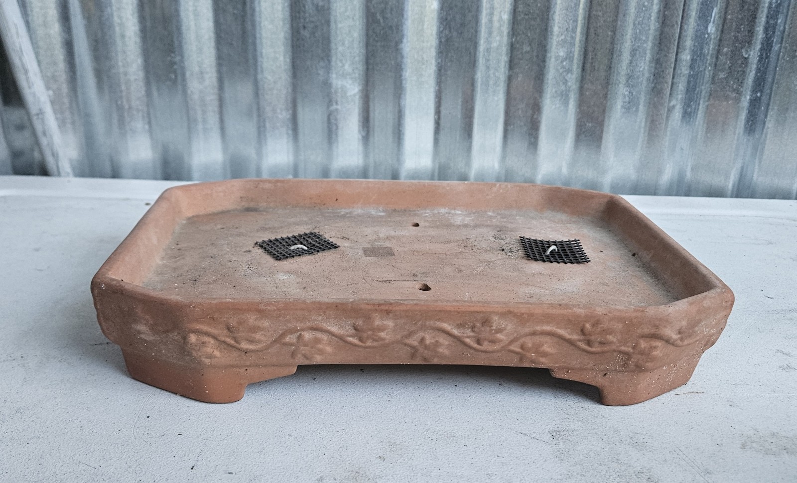 Terracotta Pot/Tray Drilled For Use As Bonsai Pot