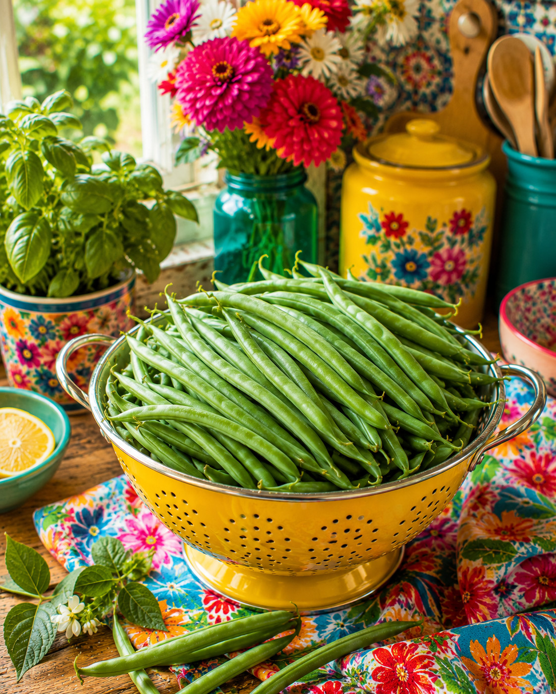 Blue Lake 274 Bush Bean Seeds Heirloom Non-GMO Stringless Green Beans High Yield