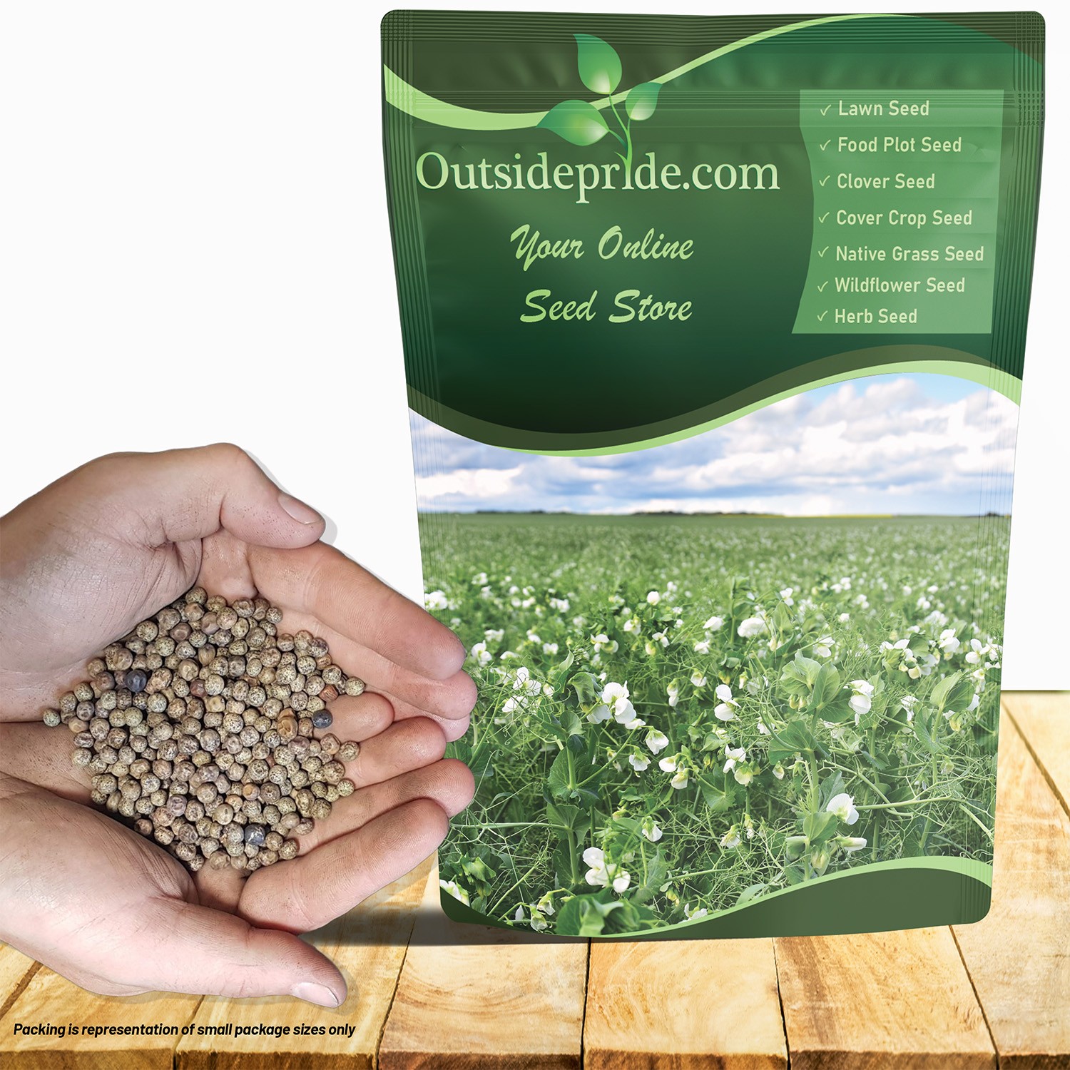 50 LBS Field peas for cover crops and food plots