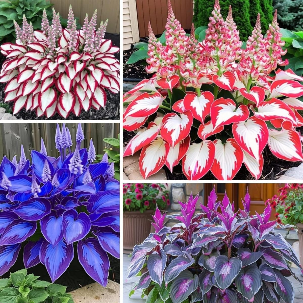 Perennial Hosta Seeds, 320 Pieces, Shade Plants for Garden Mixed Varieties