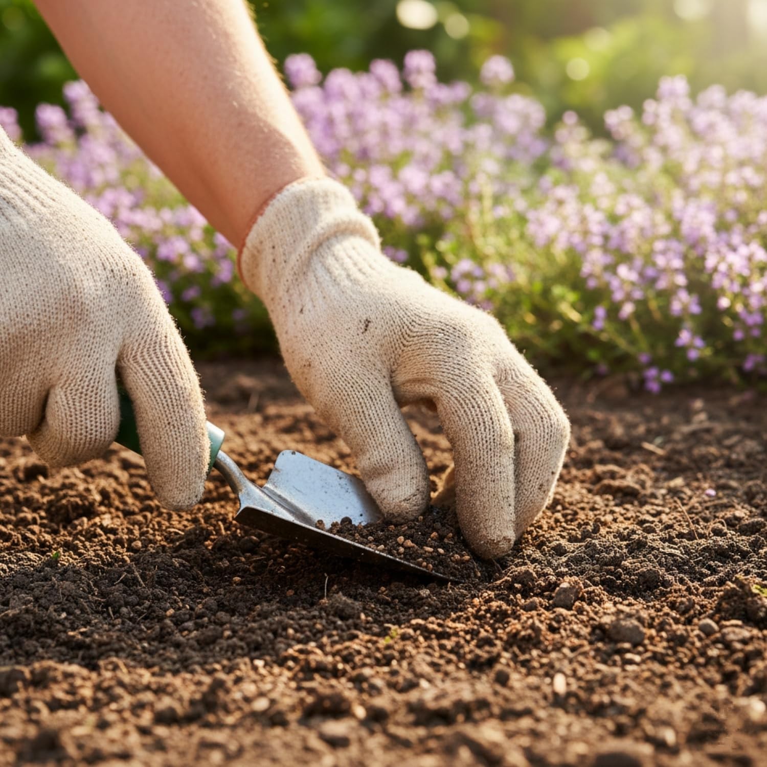 20,000+ Creeping Thyme Seeds Ground Cover, Non-GMO Perennial Flower Purple