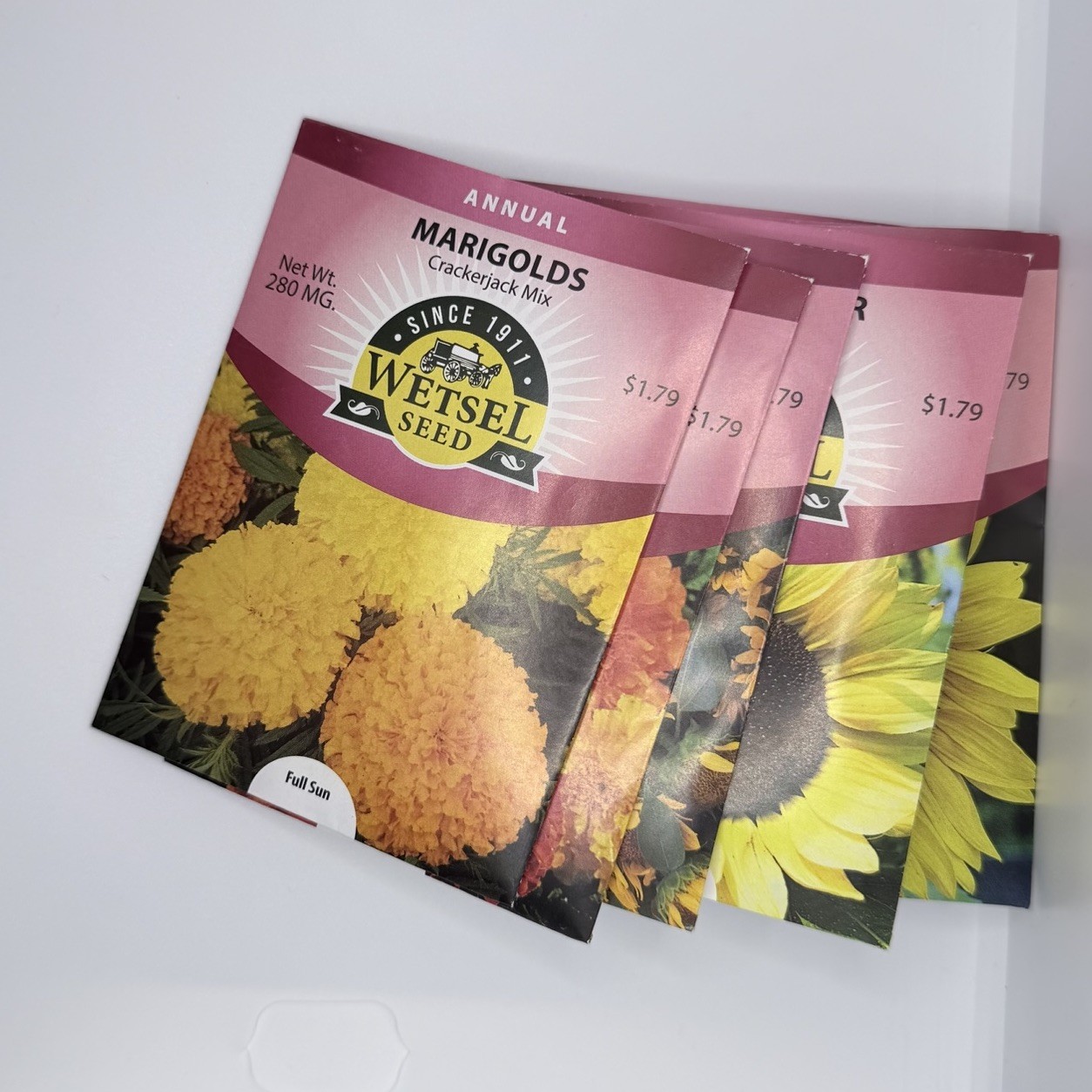 Flower Seed packet (varieties) Annual by Wetsel seed