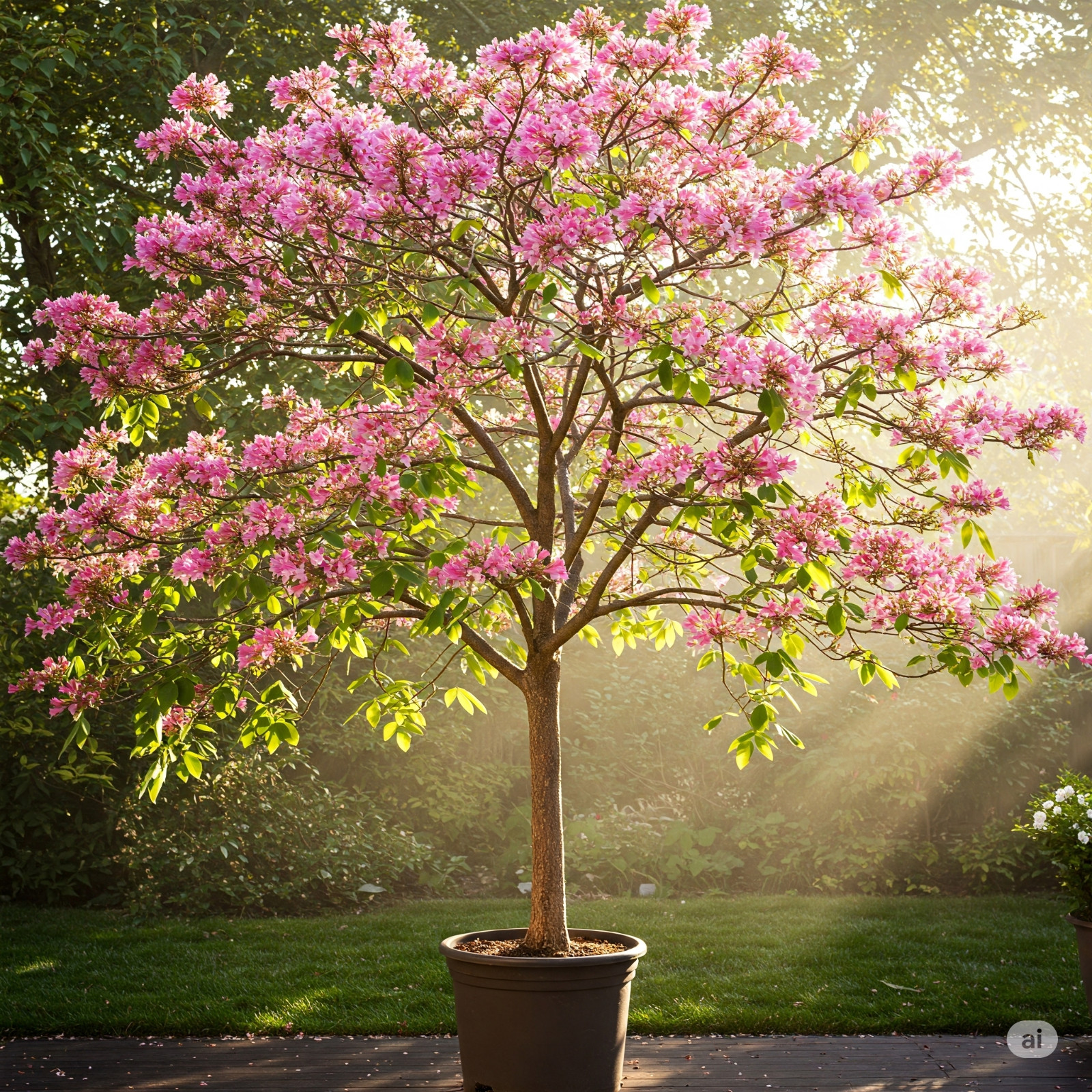 Ceiba Speciosa Chorisia Pink Floss Silk Tree Live Plant 5 Gal Pot 7-8 Ft Tall