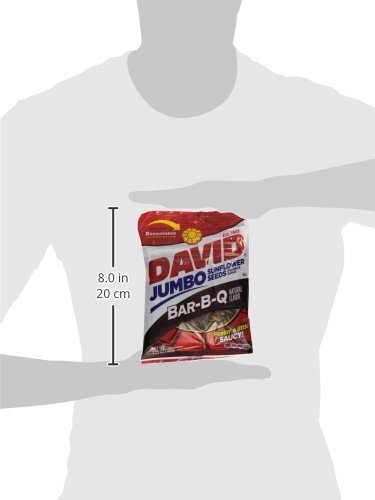 Roasted & Salted Bar-b-q Jumbo Sunflower Seeds, Keto Friendly, 5.25