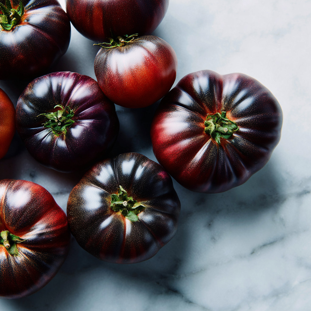 Black Brandywine Tomato 30 Seeds | Heirloom Purple-Black Beefsteak Variety