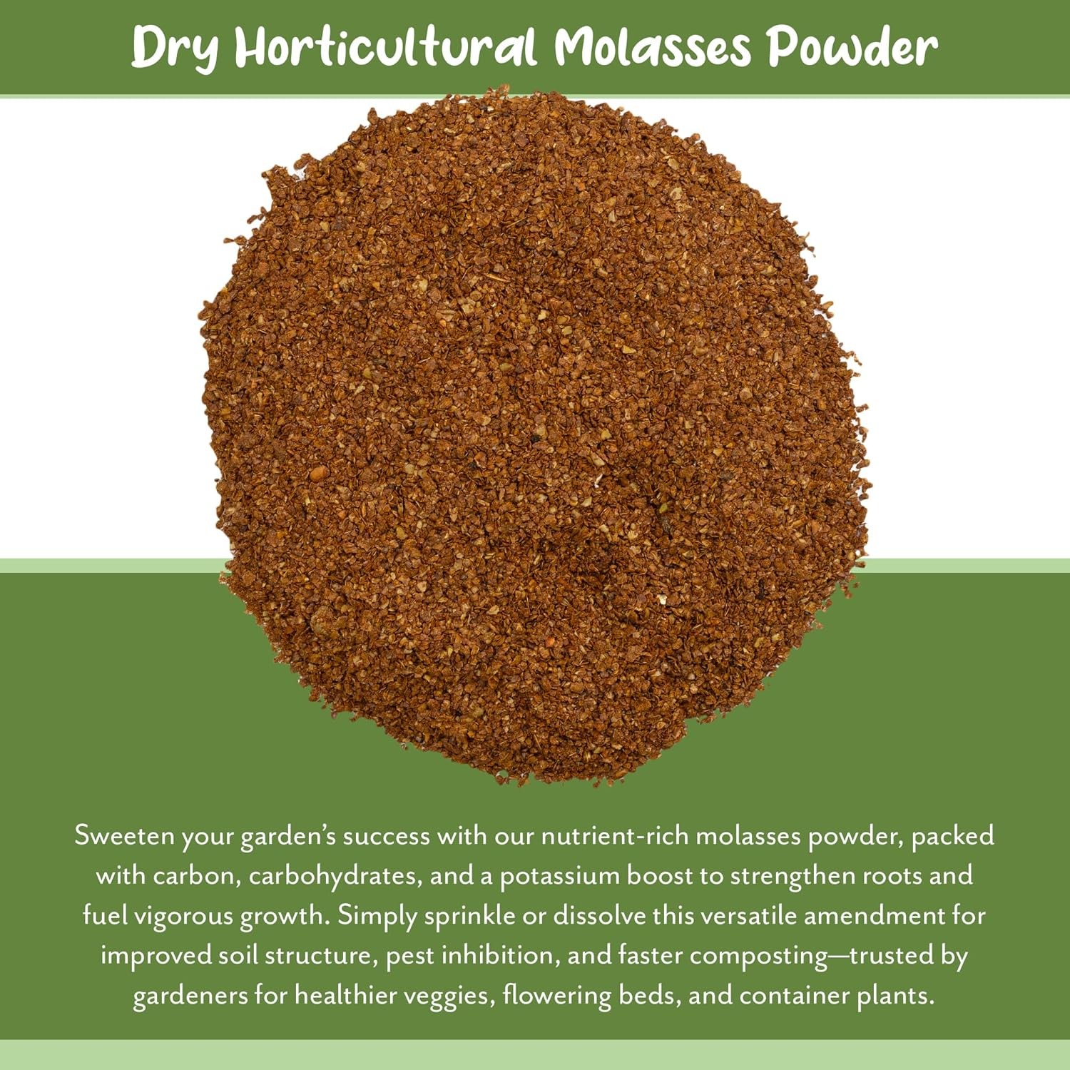 Dry Horticultural Molasses Powder (4 Pounds), Indoor/Outdoor 4 Pounds