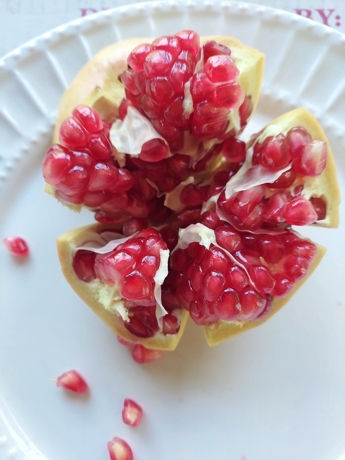 Very Rare Organic White Pomegranate 10 cuttings