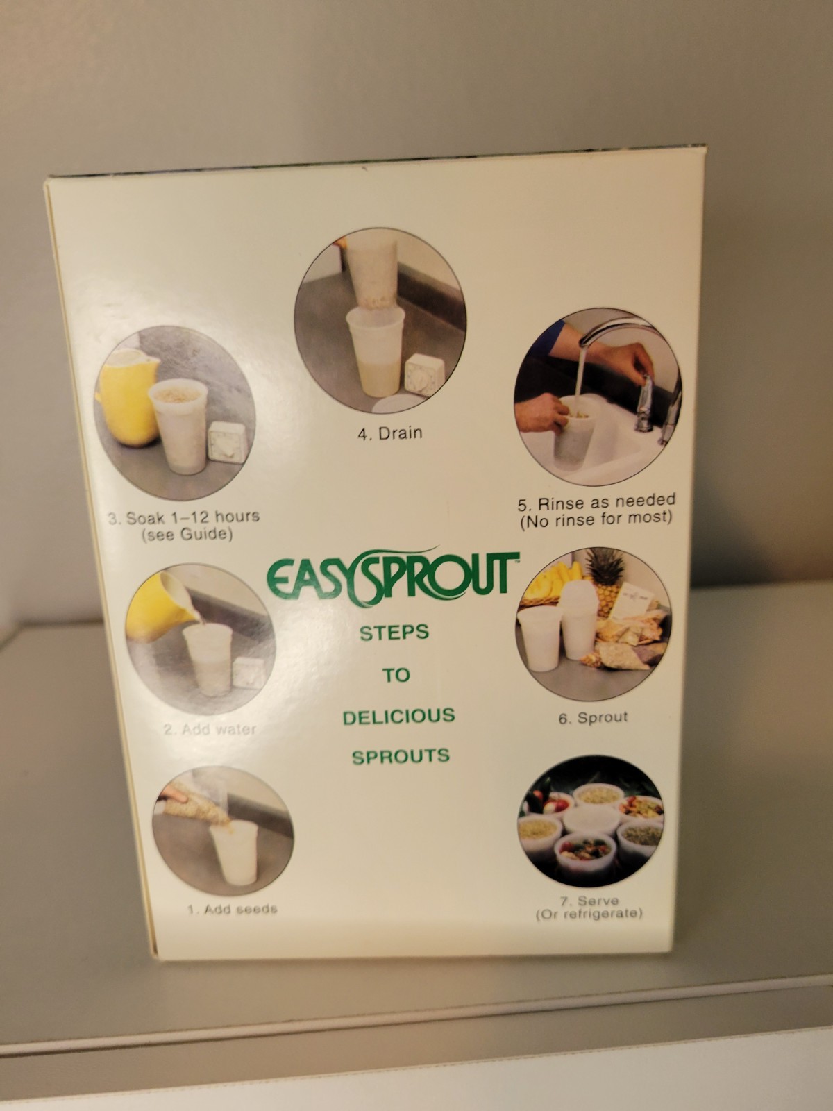 EASY SPROUT SPROUTER BY SPROUTAMO – CUP SPROUTING SYSTEM – GROW SPROUTS NEW