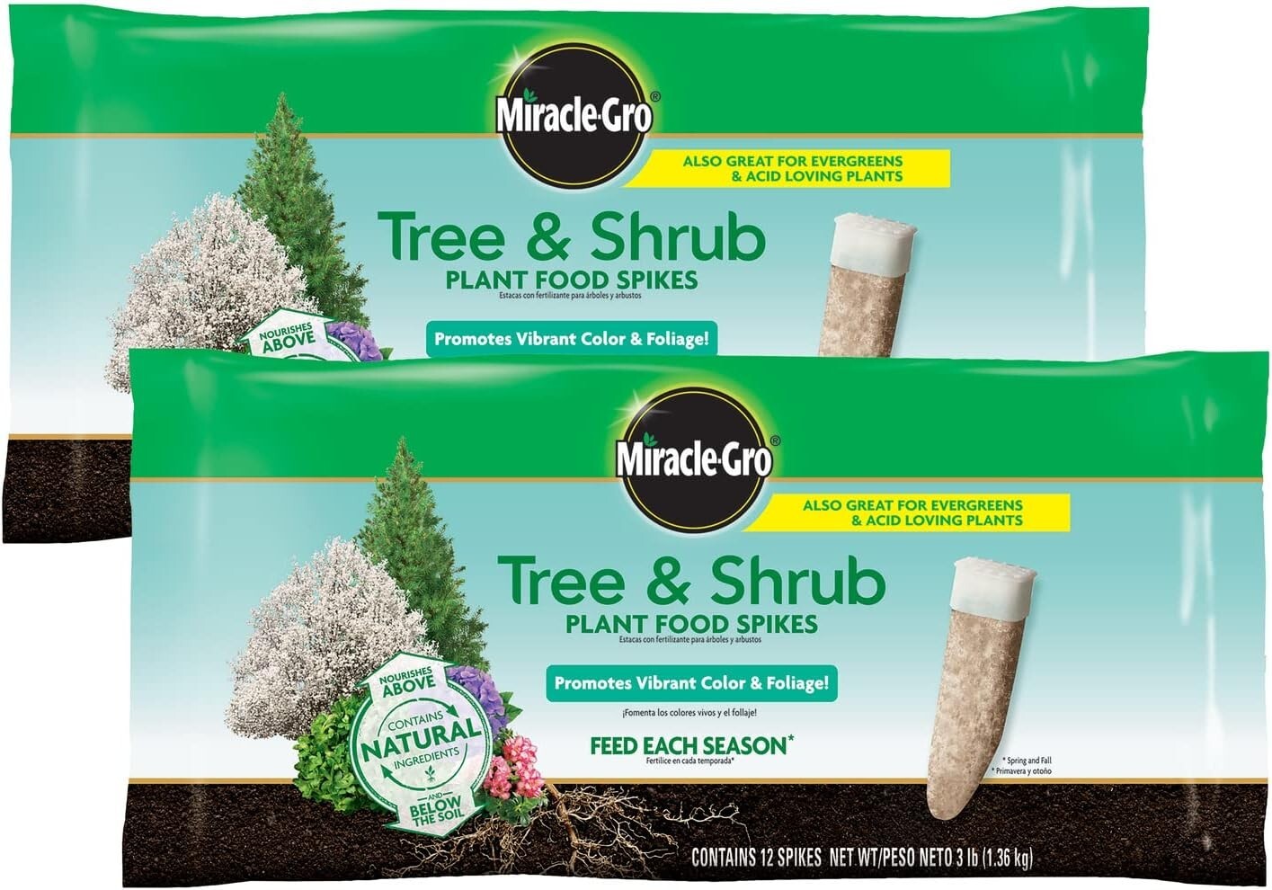 Nutrient-Rich Tree & Shrub Plant Food Spikes – Perfect for Spring & Fall Care
