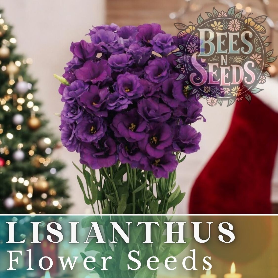 Plum Belle Lisianthus Seeds – 125-5000 Seeds Flower Seed Non Gmo Heirloom
