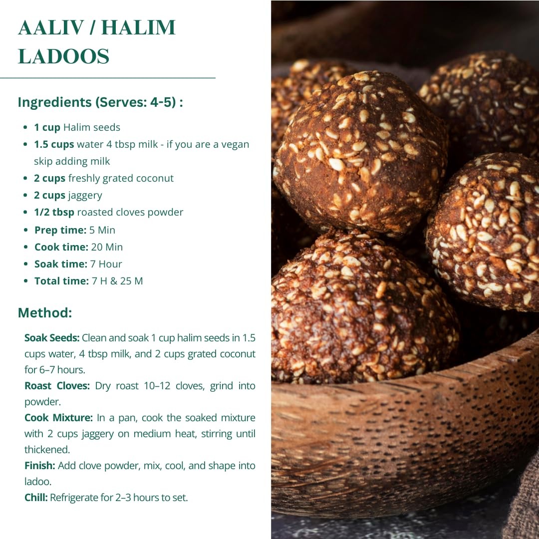 Nutriwish Halim Seeds Aliv/Garden Cress Seeds, 250 g | NutrientRich Superfood…