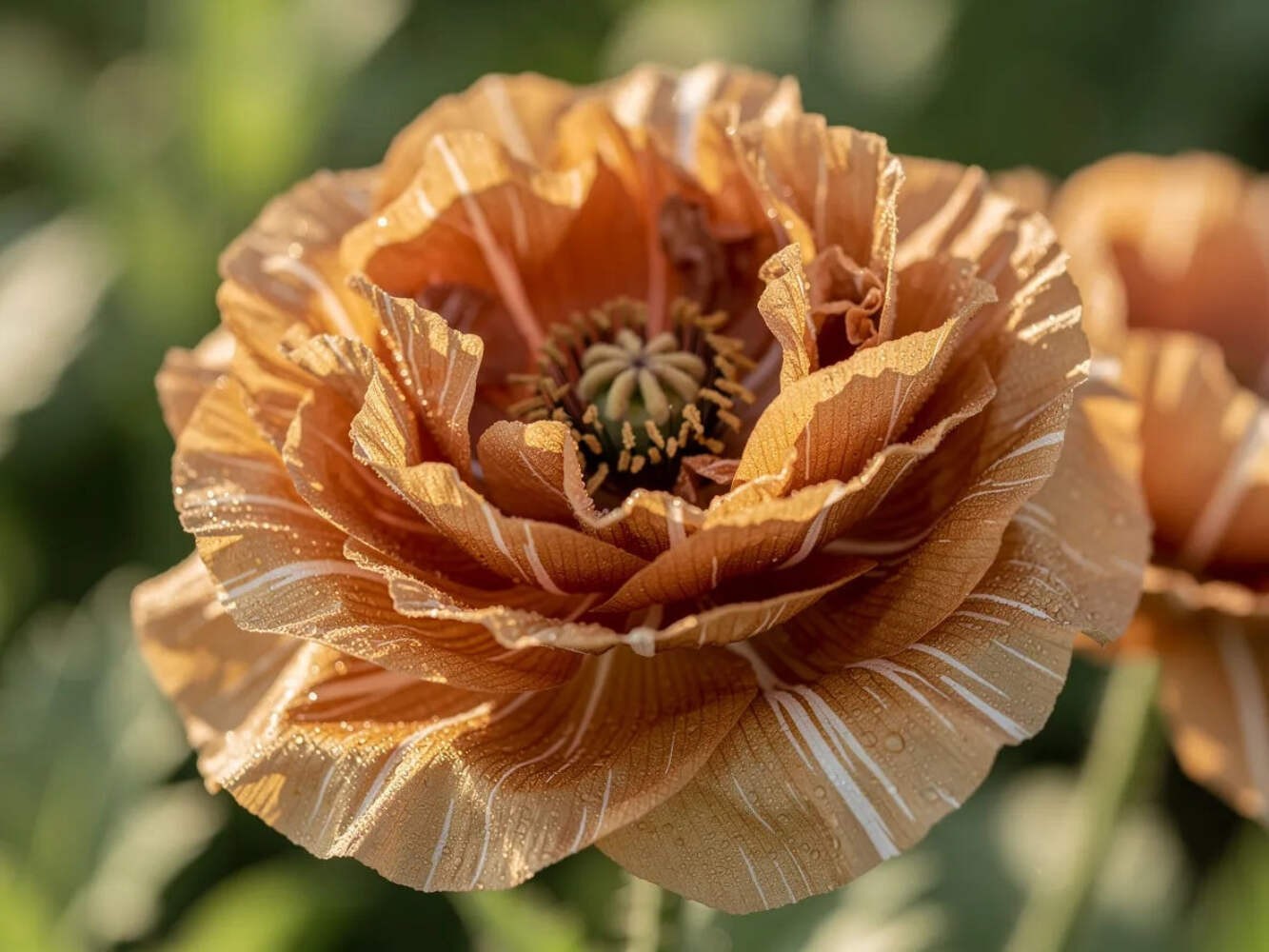 100 Flemish Antique PEONY POPPY MIXED Colors Papaver Peoniflorum Flower Seeds