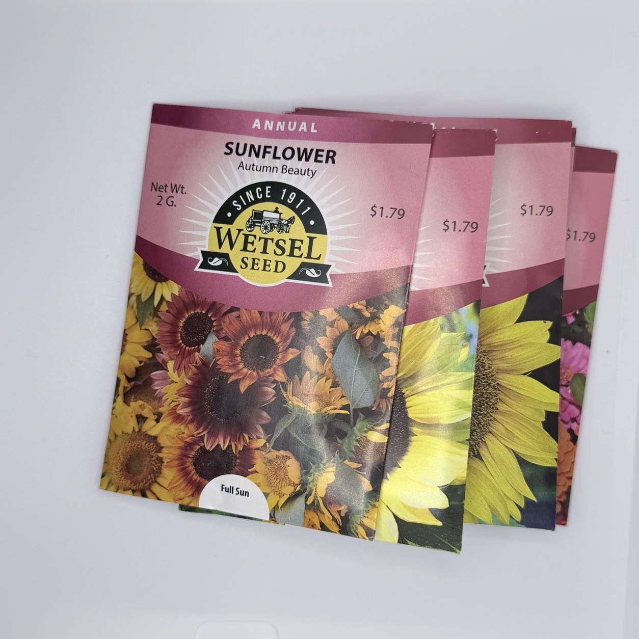 Flower Seed packet (varieties) Annual by Wetsel seed