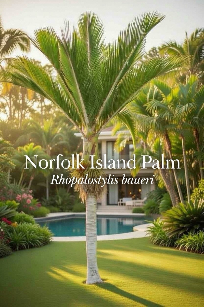 Rare – Norfolk Island Palm Tree – Rhopalostylis baueri Seeds – Cold Hardy 25f
