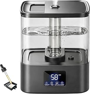 KZF 4L Top Fill Humidifiers for Bedroom & 40H Runtime – Cool Mist Humidifier, 3