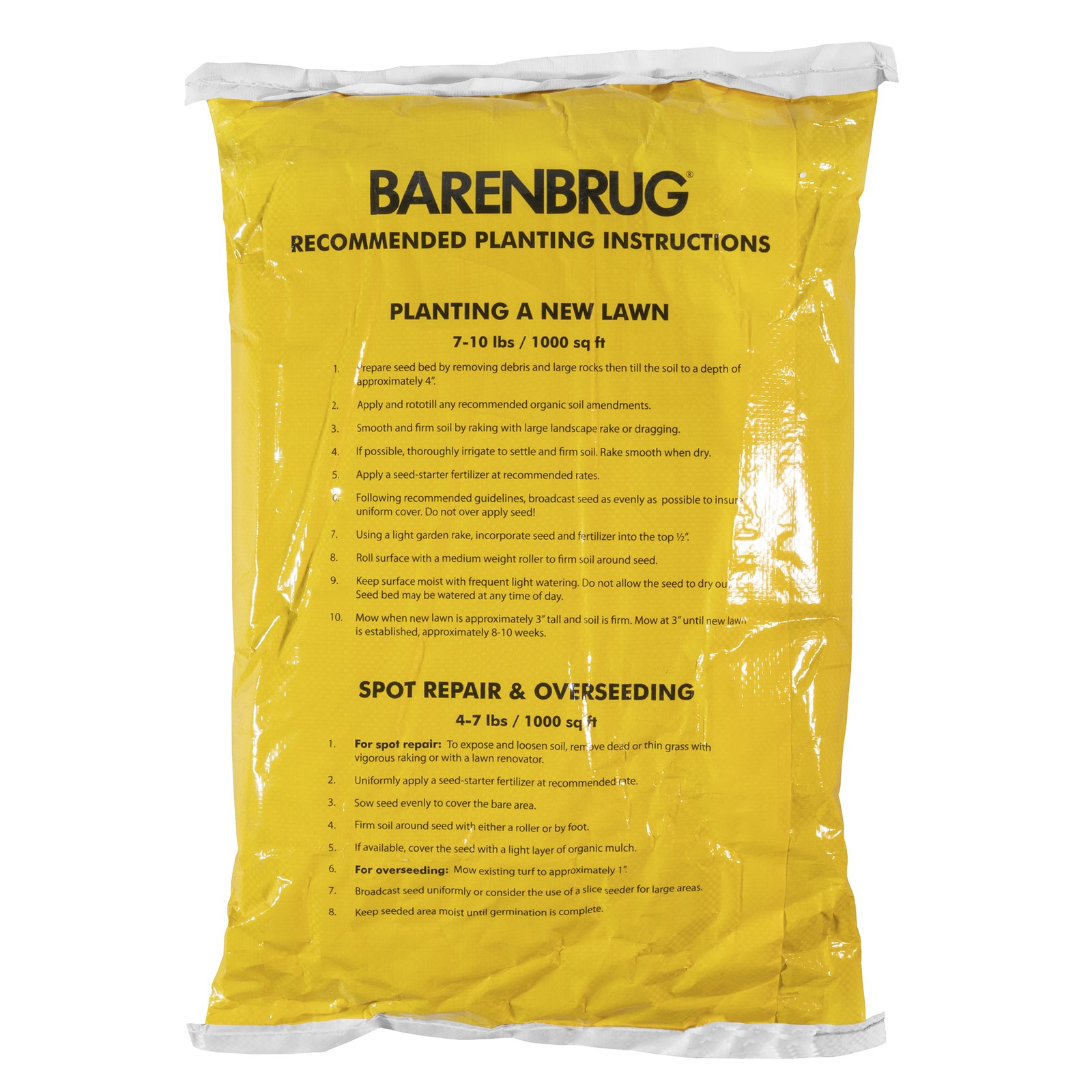 Barenbrug Water Saver High Quality Turf-Type Tall Fescue Blend Grass Seed, 10 LB