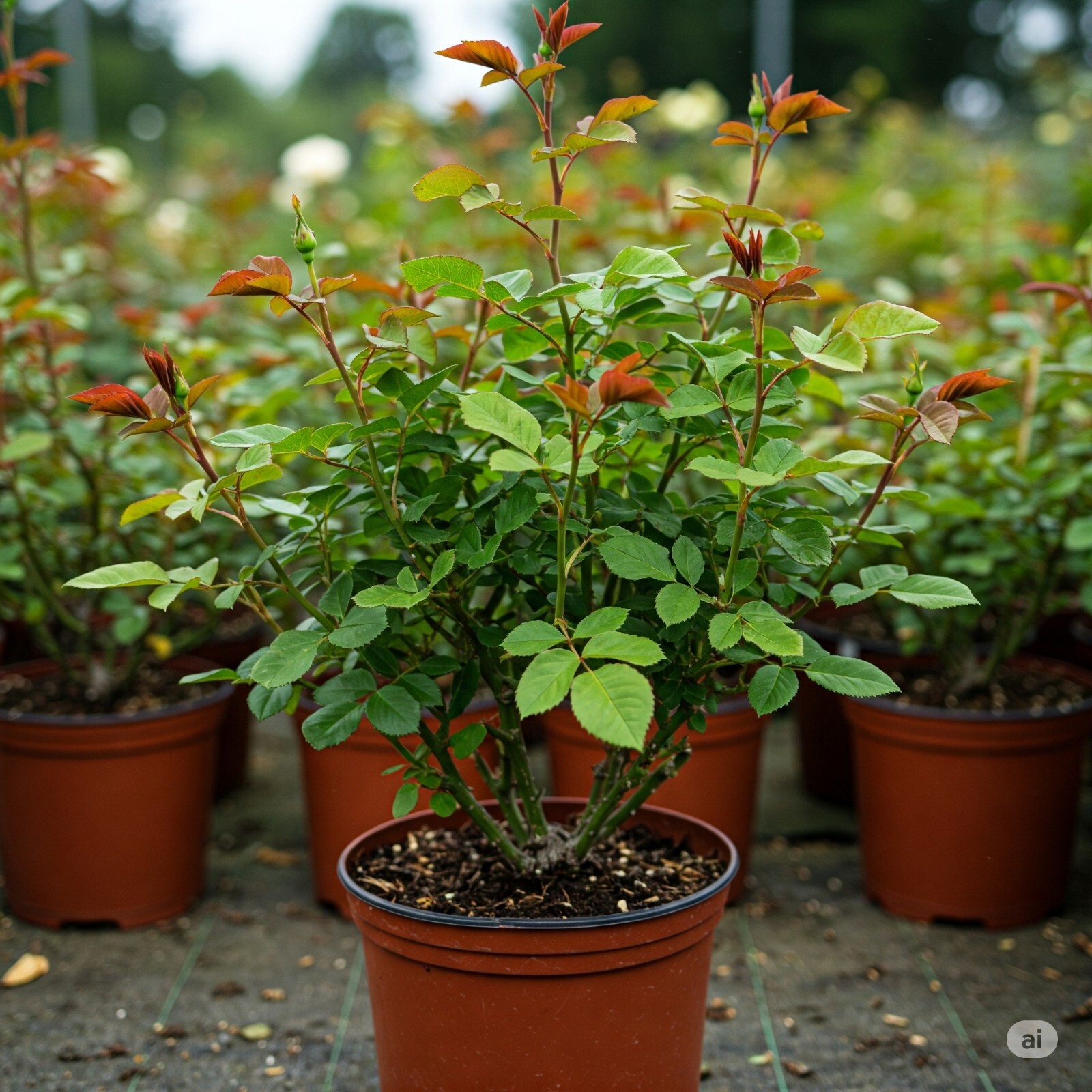 Garden Red Drift Rose Bush in 3 Gal Pot Outdoor Flowedring Live Plant Great Gift