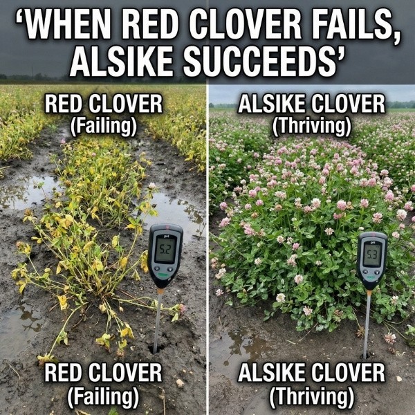 Old Cobblers Farm™ Wicked Tuff Turf Alsike Clover Seed – Pasture, Grazing, Lawn
