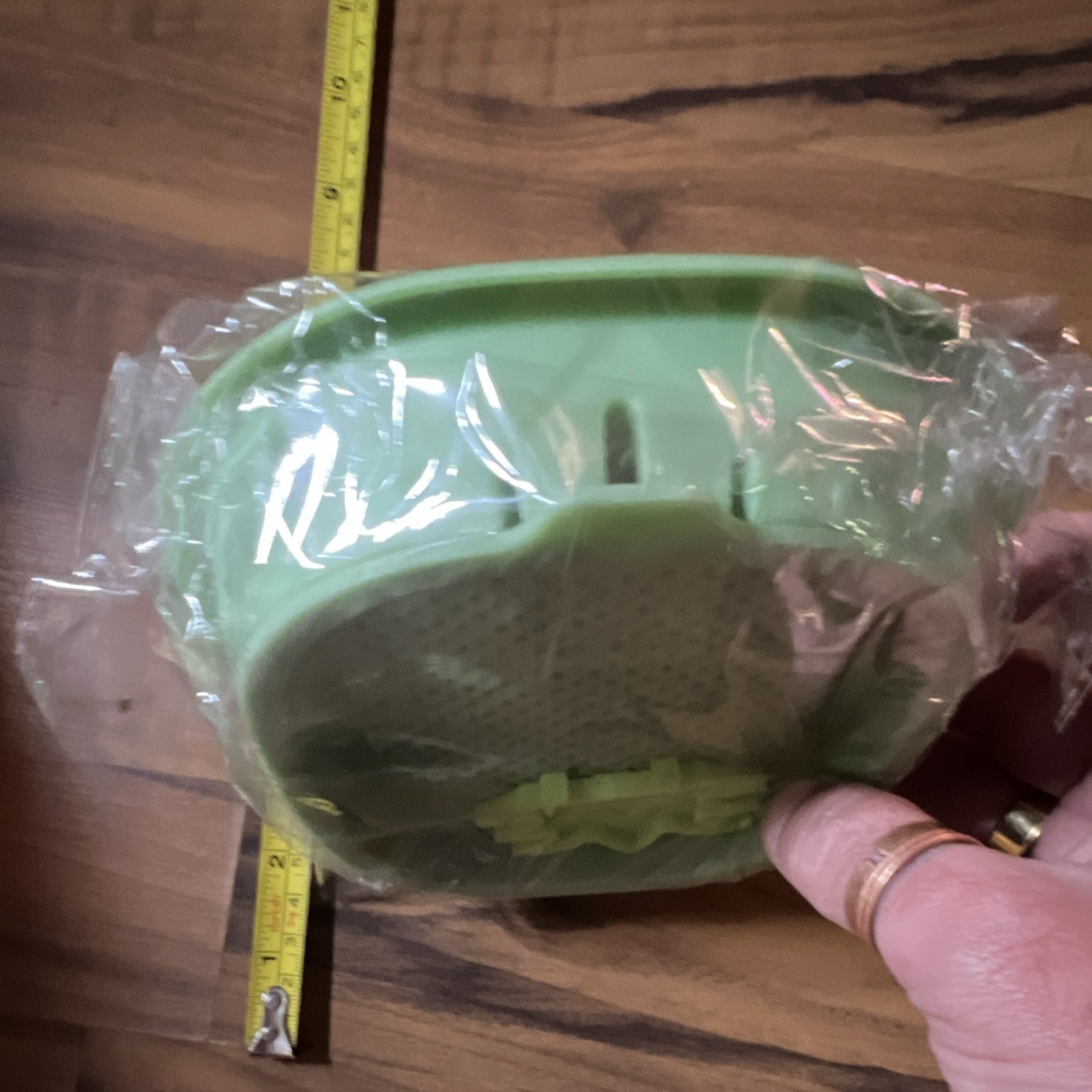 Green Plastic seed sprouting tray, Small 7 in, Easy Clean