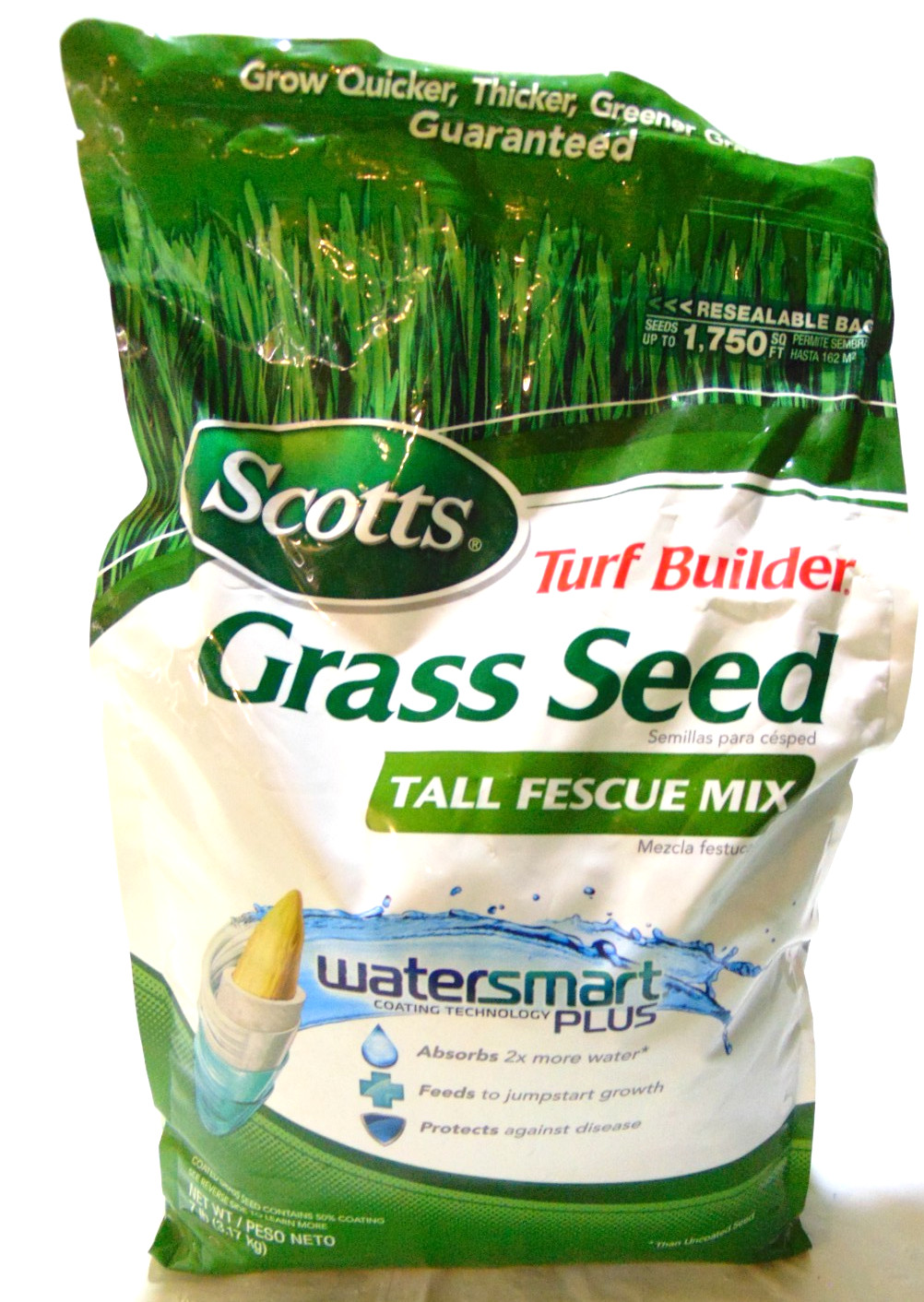 Scotts Turf Builder Grass Seed Tall Fescue Mix 7 lb Watersmart Plus
