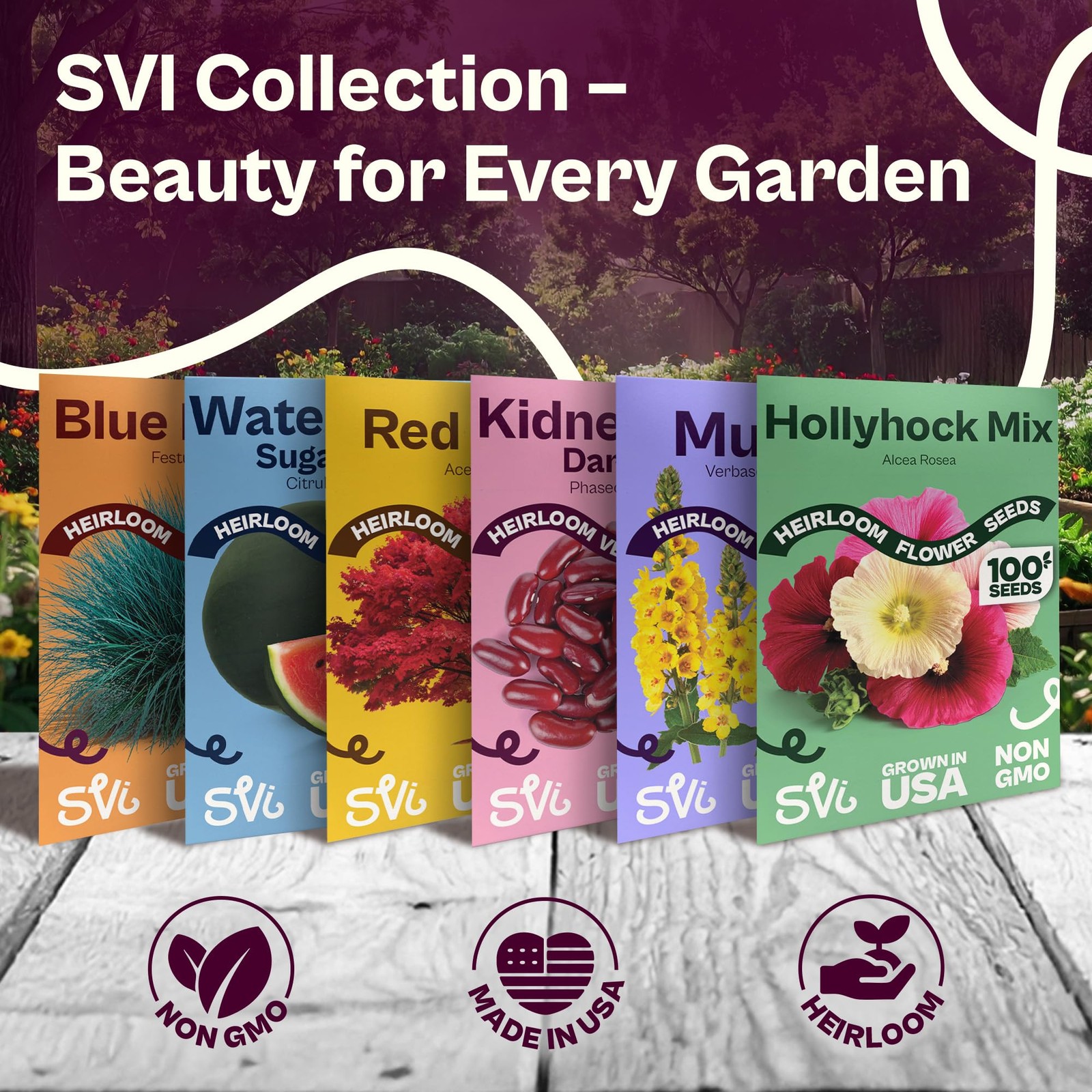 SVI 200 Mississippi Pinkeye Purplehull Pea Seeds (Vigna Unguiculata) – Purple