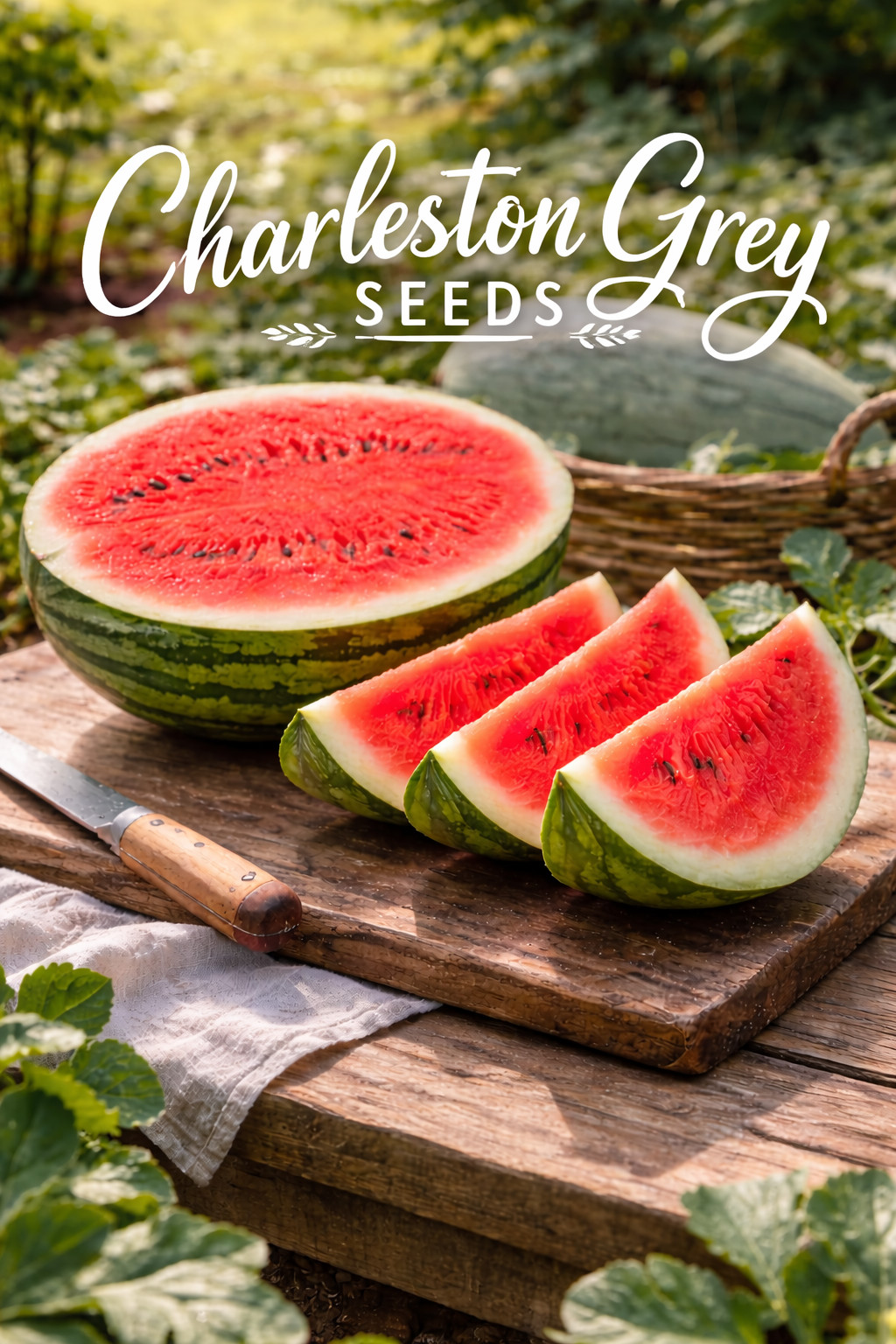 Charleston Grey Watermelon Seeds | Classic Large Sweet Watermelon 25 seeds