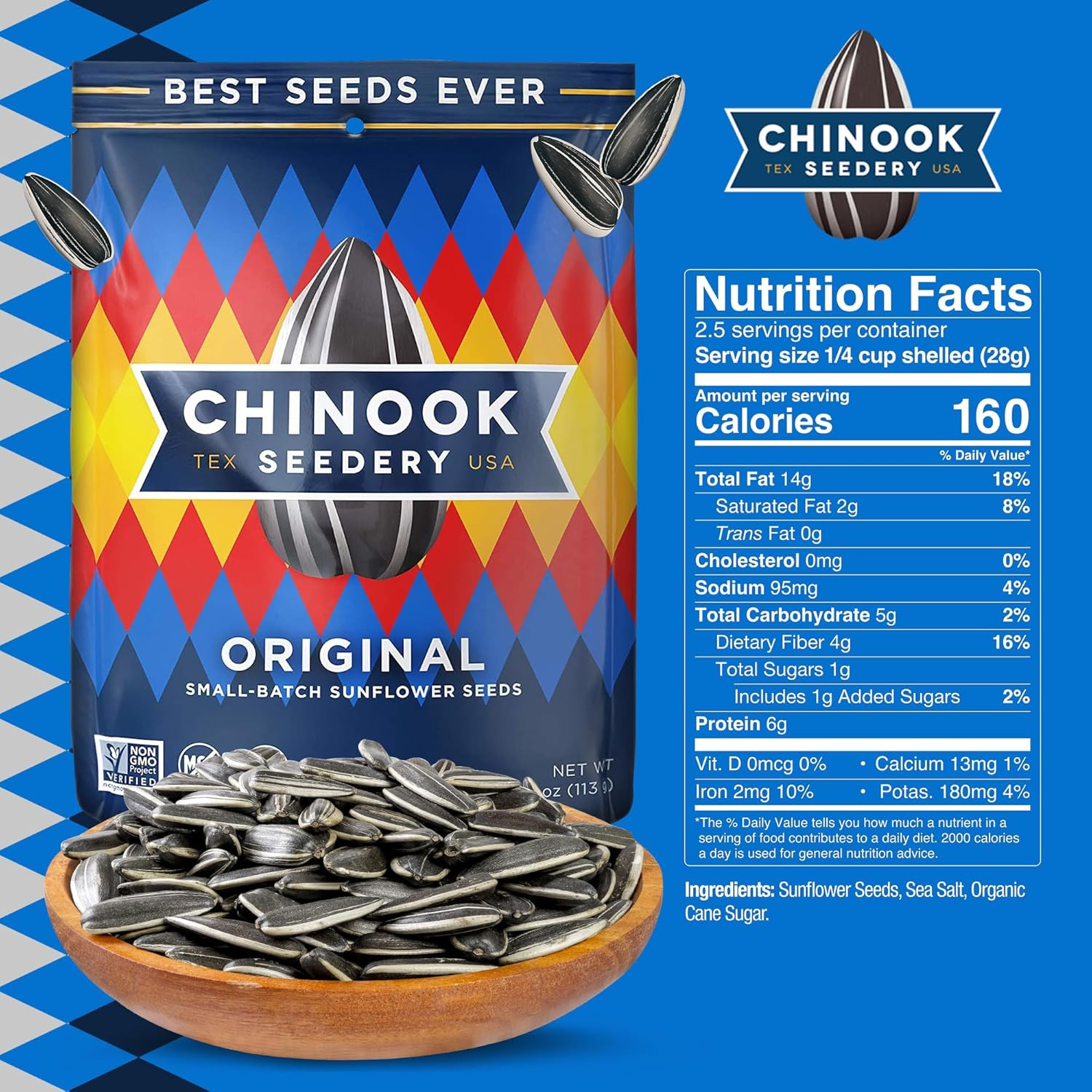 Roasted Sunflower Seeds – Jumbo Seeds Keto Snacks – Best for Snack Packs – Glute